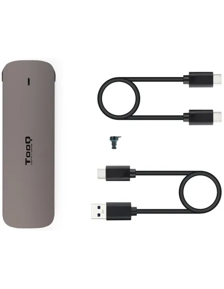TooQ TQE-2202BR Caja Externa para SSD M.2 USB 3.2 Marrón