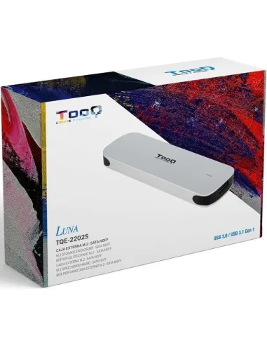 TooQ TQE-2202S Caja Externa para SSD M.2 USB 3.2 Plata