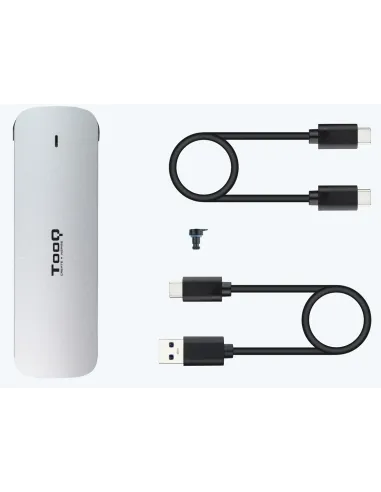 TooQ TQE-2202S Caja Externa para SSD M.2 USB 3.2 Plata