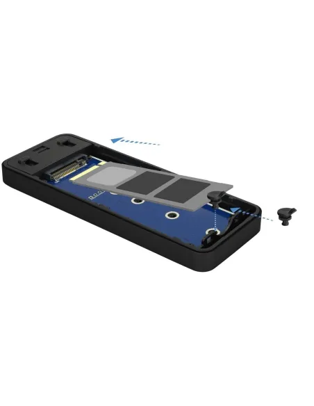 TooQ TQE-2280B Caja Externa para SSD M.2 USB 3.1 Negra