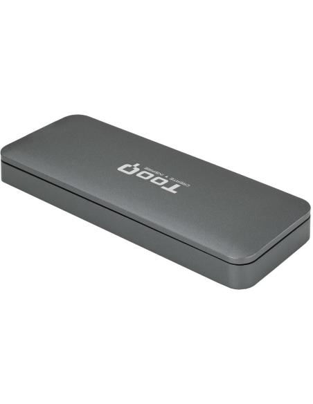 TooQ TQE-2281G Caja Externa para SSD M.2 USB-C 3.1 Gris