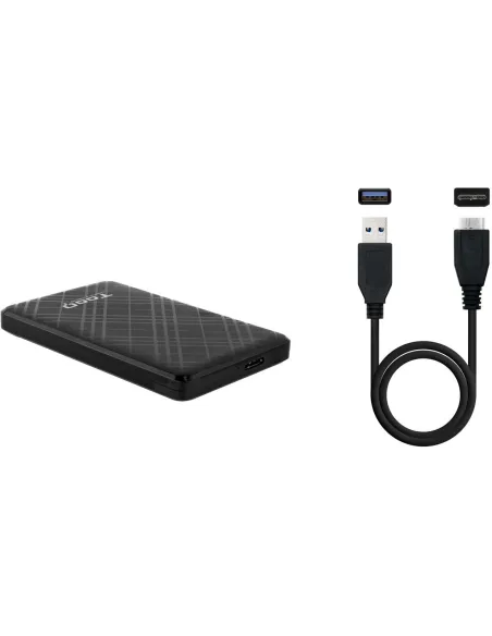 TooQ TQE-2500B Caja Externa para Discos HDD/SSD 2.5" SATA3 Negro