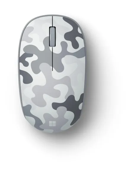 Microsoft Ratón Bluetooth 1000DPI Camuflaje Blanco
