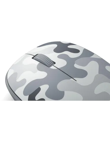 Microsoft Ratón Bluetooth 1000DPI Camuflaje Blanco