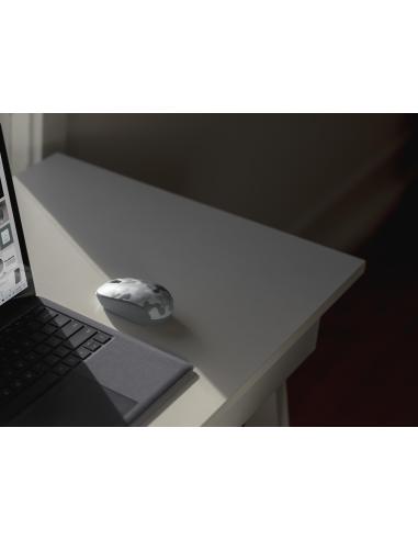 Microsoft Ratón Bluetooth 1000DPI Camuflaje Blanco