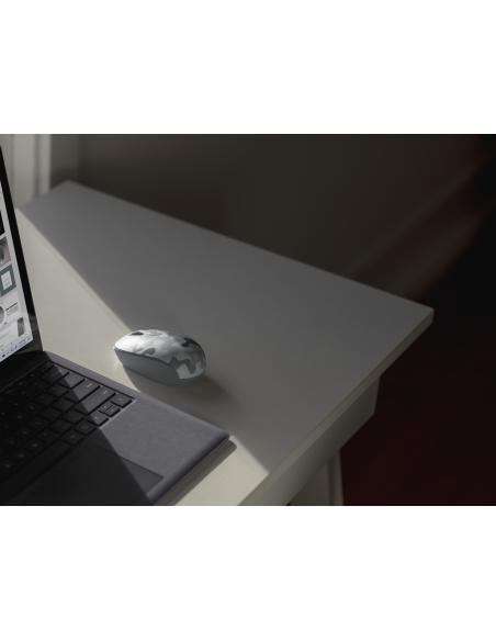 Microsoft Ratón Bluetooth 1000DPI Camuflaje Blanco