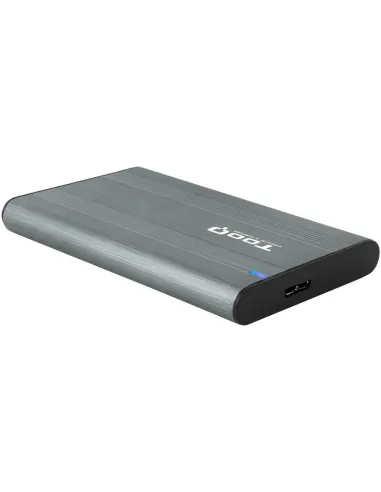 TooQ TQE-2503G Caja Externa para Discos HDD/SSD 2.5" SATA3 USB 3.0 Gris