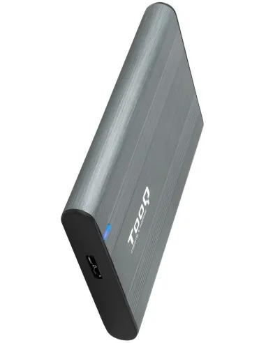 TooQ TQE-2503G Caja Externa para Discos HDD/SSD 2.5" SATA3 USB 3.0 Gris