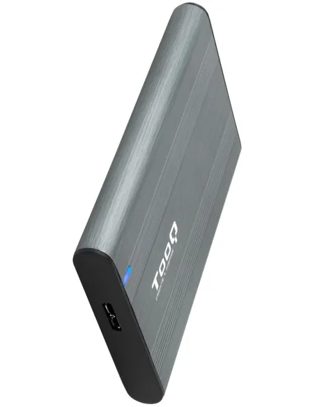 TooQ TQE-2503G Caja Externa para Discos HDD/SSD 2.5" SATA3 USB 3.0 Gris