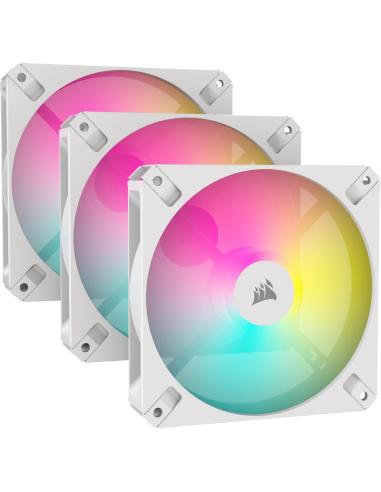 Corsair iCUE AR120 Digital RGB Pack 3 Ventiladores 120mm Blancos