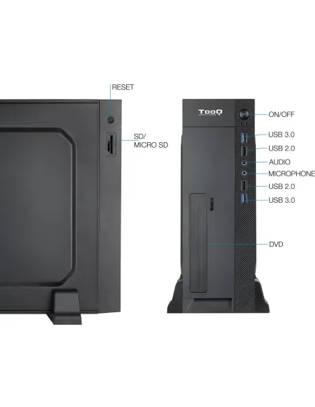 Torre TooQ TQC-3008U3C USB 3.2 Negra