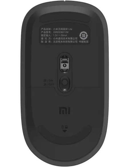 Xiaomi Wireless Mouse Lite Ratón Inalámbrico 1000 DPI Negro