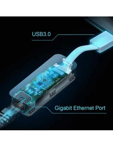 TP-Link UE300 Adaptador USB-A a RJ-45 Ethernet Gigabit Blanco