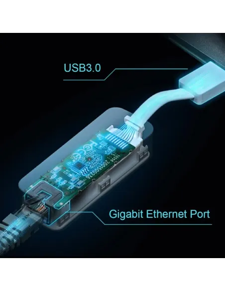TP-Link UE300 Adaptador USB-A a RJ-45 Ethernet Gigabit Blanco