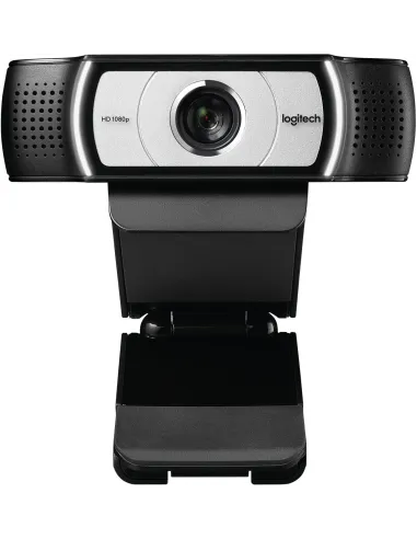 Logitech C930e Webcam Empresarial USB Full HD con Tapa Negra