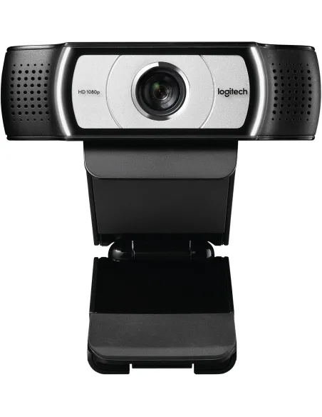 Logitech C930e Webcam Empresarial USB Full HD con Tapa Negra