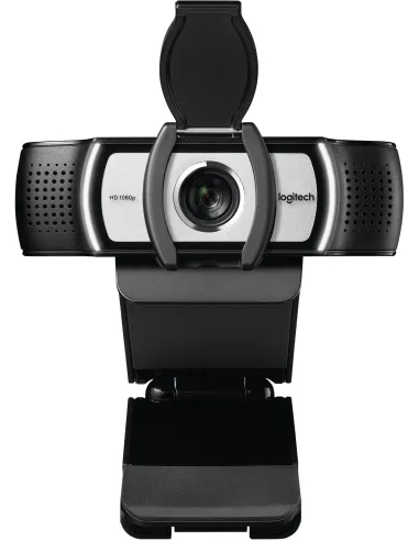 Logitech C930e Webcam Empresarial USB Full HD con Tapa Negra