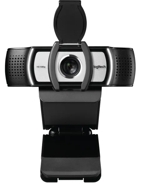 Logitech C930e Webcam Empresarial USB Full HD con Tapa Negra