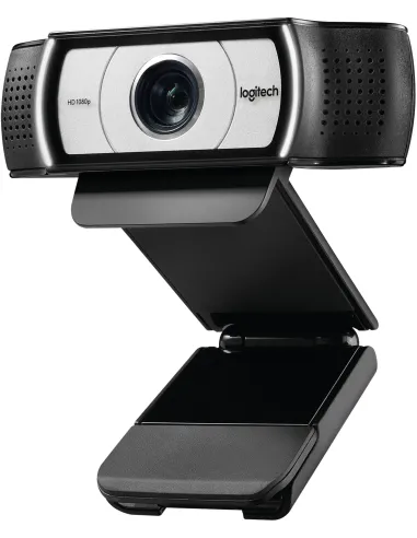 Logitech C930e Webcam Empresarial USB Full HD con Tapa Negra