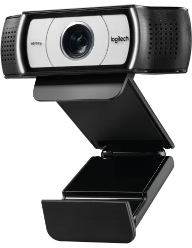 Logitech C930e Webcam Empresarial USB Full HD con Tapa Negra