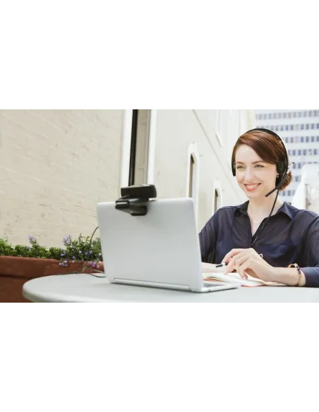 Logitech C930e Webcam Empresarial USB Full HD con Tapa Negra