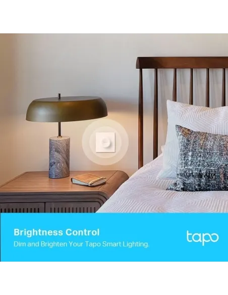 TP-Link Tapo S200D Interruptor Regulador de Intensidad Wi-Fi Inteligente con Alarma