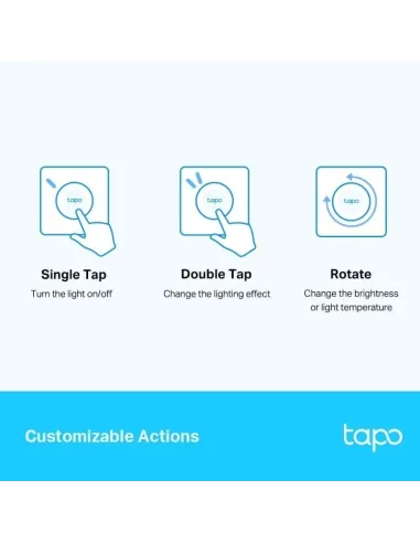 TP-Link Tapo S200D Interruptor Regulador de Intensidad Wi-Fi Inteligente con Alarma