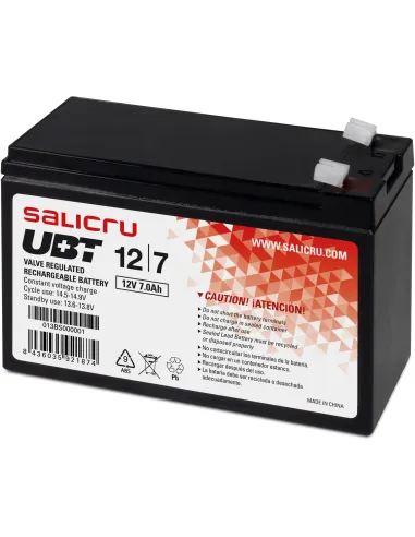 Salicru UBT 12/7 Batería AGM Recargable para SAI/UPS 7aH 12v
