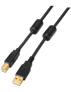 Aisens A101-0011 Cable para Impresora USB-B/USB-A 5m Negro-CABL50240