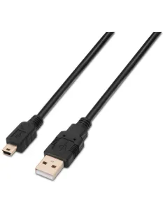 Aisens Cable USB 2.0 a Mini USB Macho/Macho 50cm Negro-CABL50251
