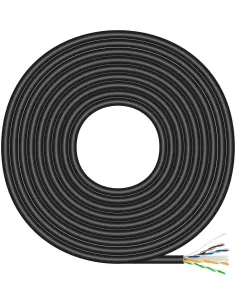 Aisens A135-0675 Bobina de Cable RJ45 UTP AWG23 Cat.6 100m Negro-CABL57359