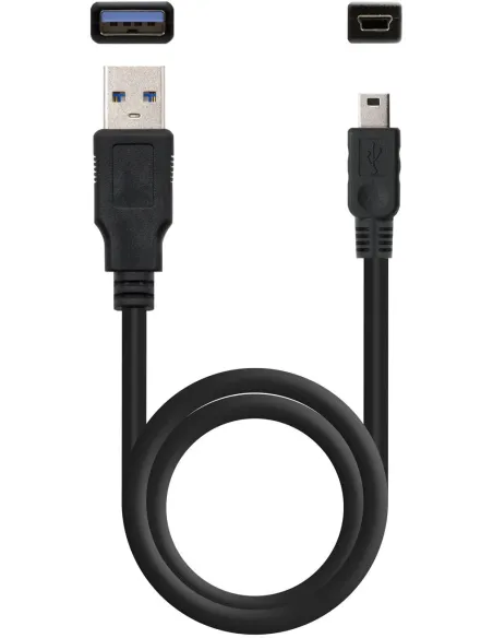 TooQ TQE-2522B Caja Externa de 2.5" mini USB-B 3.1 Negro