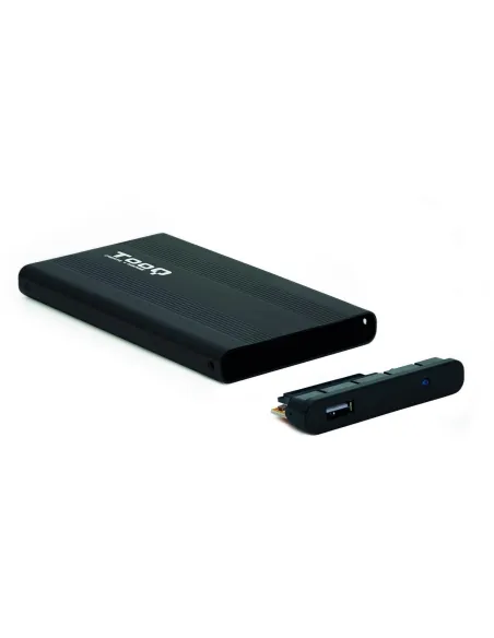 TooQ TQE-2510B Caja Externa 2.5" SATA3 USB-A 2.0 Negro