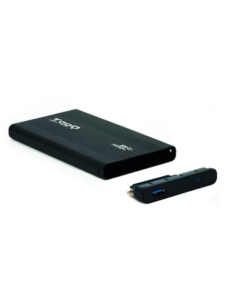 TooQ TQE-2524B Caja Externa 2.5" SATA3 USB-A 3.2 Negro