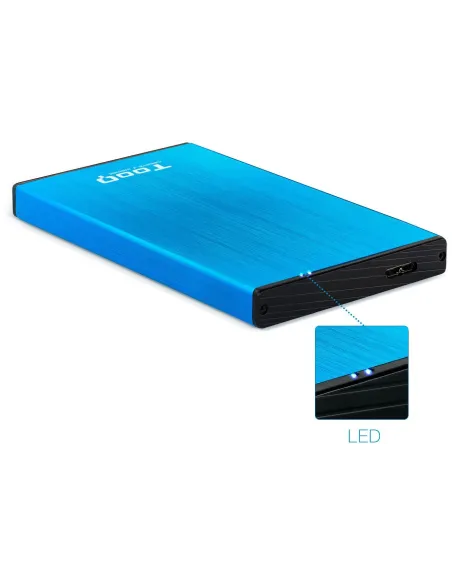 TooQ TQE-2527BL Caja Externa 2.5" SATA3 micro USB-B 3.0 Azul
