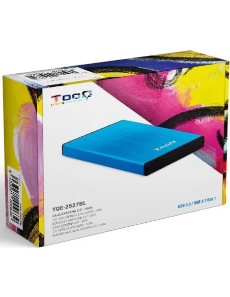 TooQ TQE-2527BL Caja Externa 2.5" SATA3 micro USB-B 3.0 Azul
