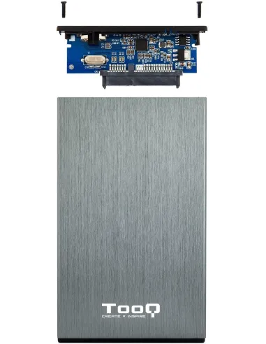 TooQ TQE-2527G Caja Externa 2.5" SATA3 micro USB-B 3.0 Gris