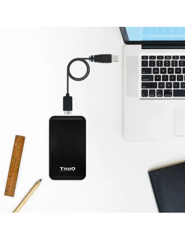 TooQ TQE-2528B Caja Externa 2.5" SATA3 micro USB 3.2 Negro