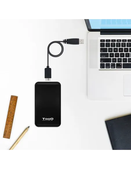 TooQ TQE-2528B Caja Externa 2.5" SATA3 micro USB 3.2 Negro