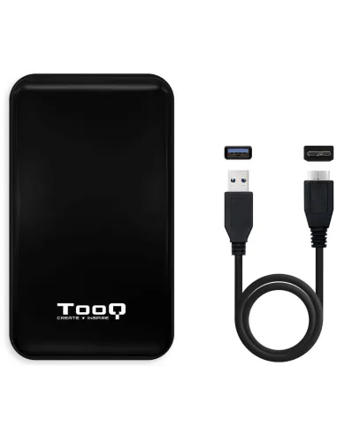 TooQ TQE-2528B Caja Externa 2.5" SATA3 micro USB 3.2 Negro