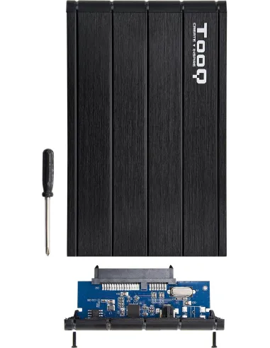 TooQ TQE-2530B Caja Externa 2.5" SATA3 USB 3.0 SATA Negra