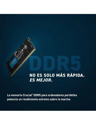 Crucial CT32G56C46S5 DDR5 32GB 5600MHz CL46 Negra