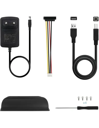 TooQ TQE-3520B Caja Externa 3.5" SATA3/IDE USB-B 2.0 Negra