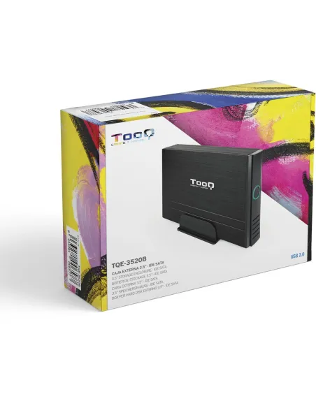 TooQ TQE-3520B Caja Externa 3.5" SATA3/IDE USB-B 2.0 Negra