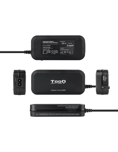 TooQ TQLC-90BS02M Cargador Universal 90W Negro