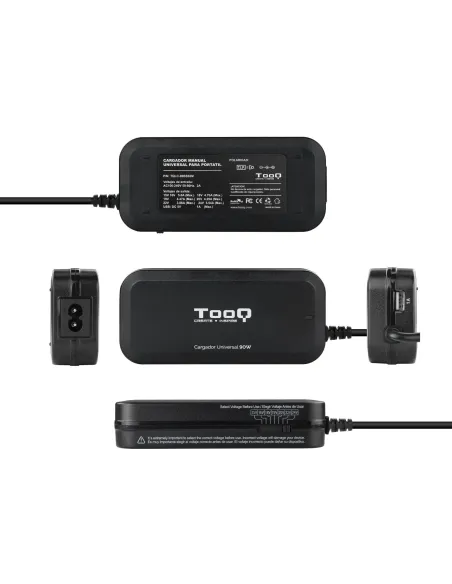 TooQ TQLC-90BS02M Cargador Universal 90W Negro