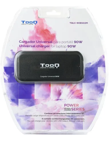 TooQ TQLC-90BS02M Cargador Universal 90W Negro