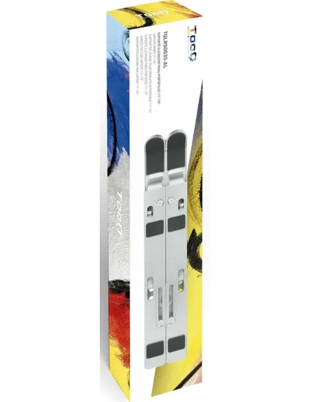 TooQ TQLRS0035-AL Soporte para Portátil Hasta 15" Máx. 5 Kg Gris