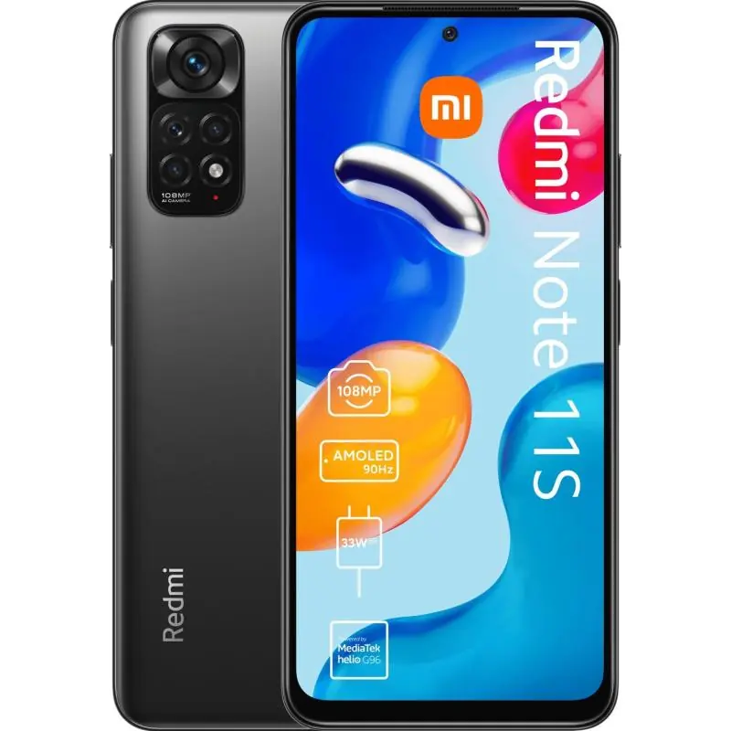 Xiaomi Redmi Note 11S 5G 6/128GB Negro Medianoche