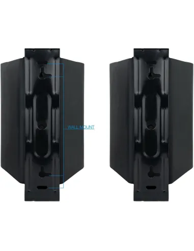 TooQ TQOWS-01B Altavoces 2.0 Pared Pizarra 2x30W Negro